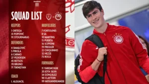 La Hormiga González es convocado por Olympiacos y Selección Mexicana a la espera de sus minutos