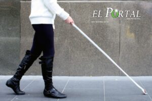 “Nuestros ojos están en el piso”: piden liberar banquetas y respetar bastón blanco en SLP