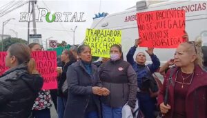 STEHC del Hospital Central toma la Glorieta Bocanegra; exige cubrir vacantes de 2019 y frenar abusos laborales