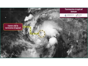 Tormenta tropical Simón se fortalece en el Pacífico; Guerrero y Oaxaca, bajo vigilancia por lluvias intensas ( trayectoria)
